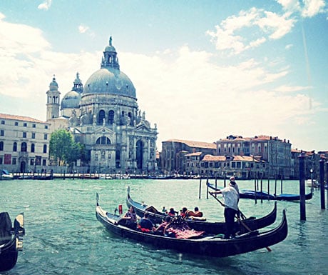 Beautiful afternoon on the Grand Canal