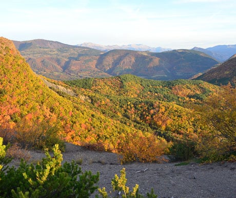 The Southern French Alps in Autumn 