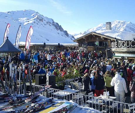 Party time at Folie Douce 