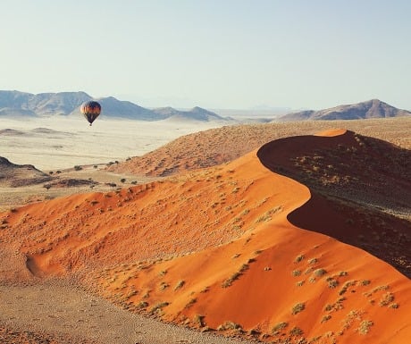 Ballooning over Sossusvlei