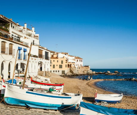 Calella de Palafrugell fishing boats