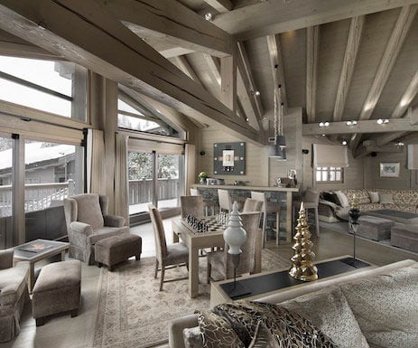 Chalet Abbruezzes Courchevel France, French Alps