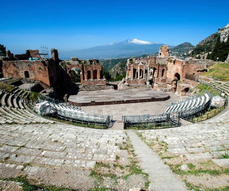 Sicilian culture tour - Greek amphitheatre at Taormina