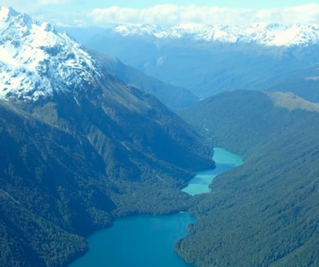 Flight to Milford Sound New Zealand