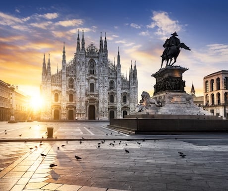 Milan Duomo at Sunset