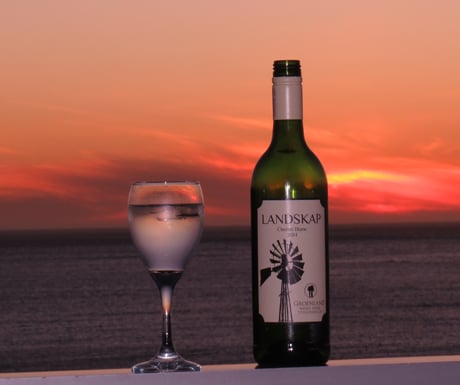Wine and Sunset