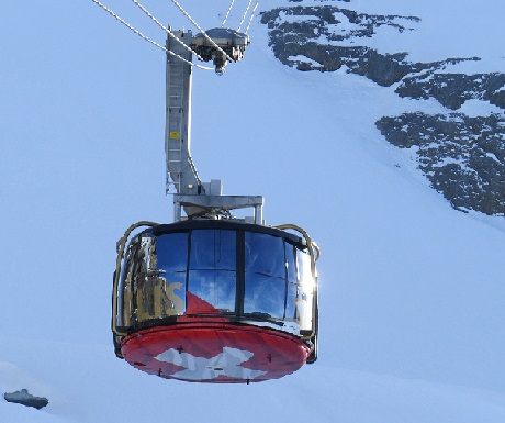 5 best ski lifts worldwide Engelberg Switzerland ROTAIR