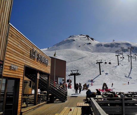 Mountain dining with views at Le Signal