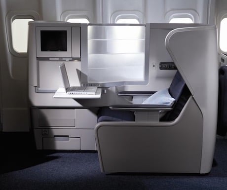 British Airways Club World Seat