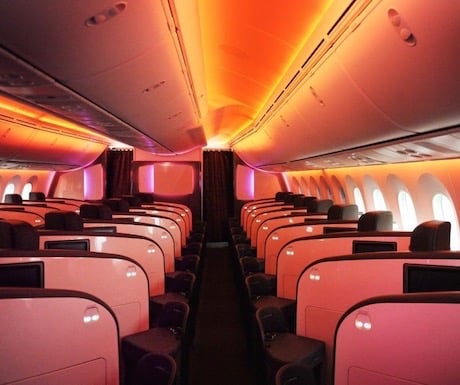 Virgin Atlantic Upper Class Cabin