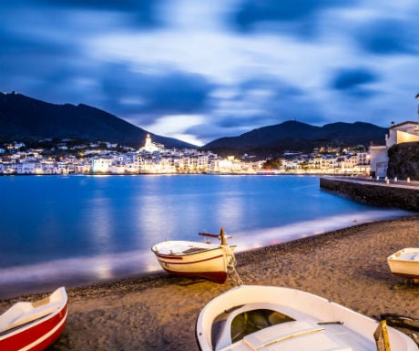 Cadaques Catalonia at night