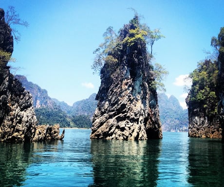 Chao Larn Lake in Thailand