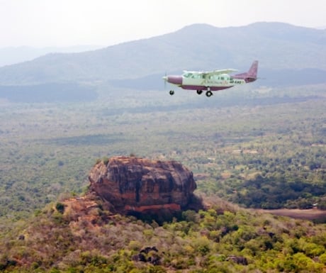 Birds eye view - Sigiria flight