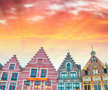 Bruges sunset