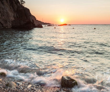 Cala Pedrosa sunrise