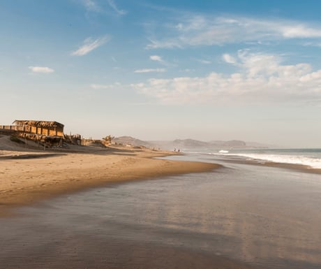 Mancora, beach and surf town in Peru