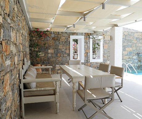 Villa Erato outdoor space