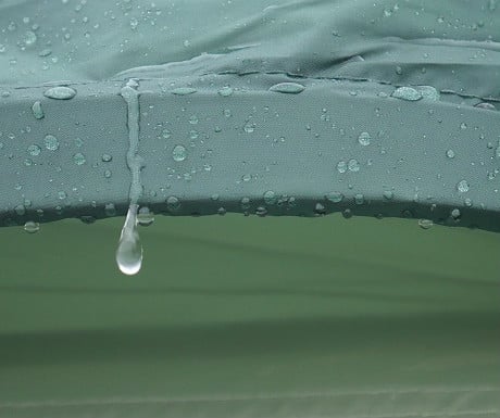 Skandika tent rain