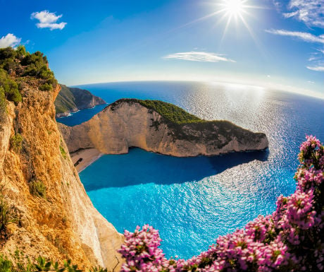 Zakynthos Greece Shipwreck Bay