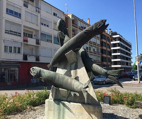 Anchovies statue in Santona