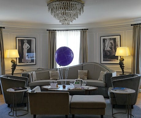 Hotel Maria Cristina Bette Davis suite living area