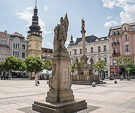 Masaryk Square and old town hall