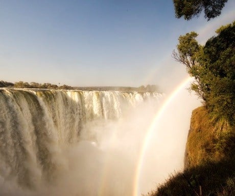 Rainbow at Victoria Falls Illala Lodge