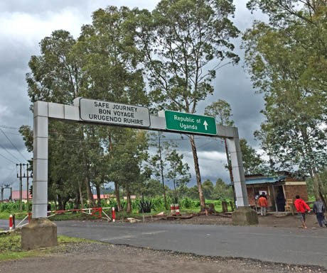 Uganda border