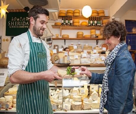 Galway market cheesemonger