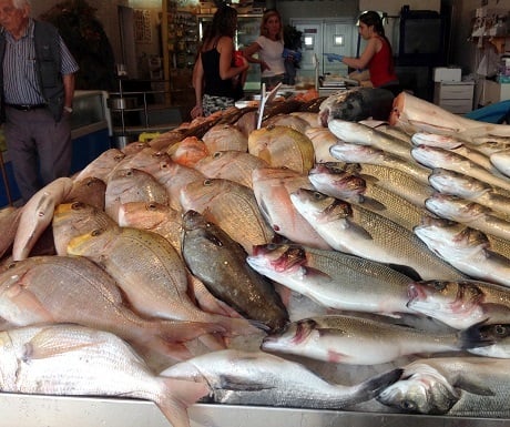 Fish market in Malta