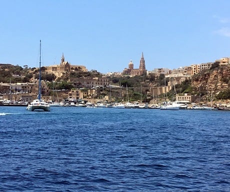 View from the sea, Malta