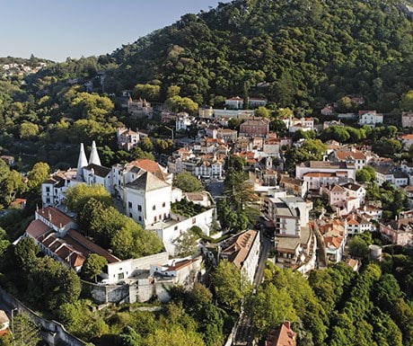 The beautiful town of Sintra