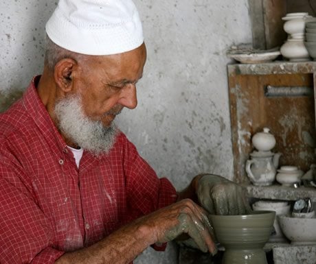 Craftsman in Fez, Morocco