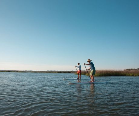 Paddling Boarding at Hilton Hed