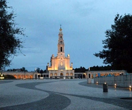 Sactuary Lady Fatima at night, Fatima, Portugal