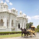 Horse carriage at Taj Falaknuma Palace Hyderabad India