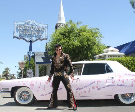 Pink Caddy & Elvis!