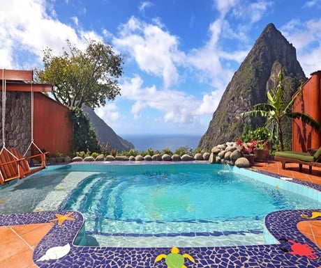 Ladera Private Plunge Pool Overlooking the Pitons