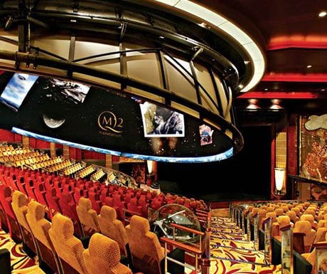 The on board theatre