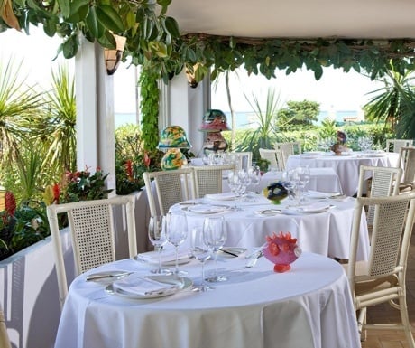 Restaurant Le Bacon on Cap d'Antibes