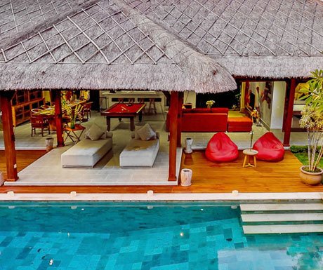 Villa Bibi lounge and pool