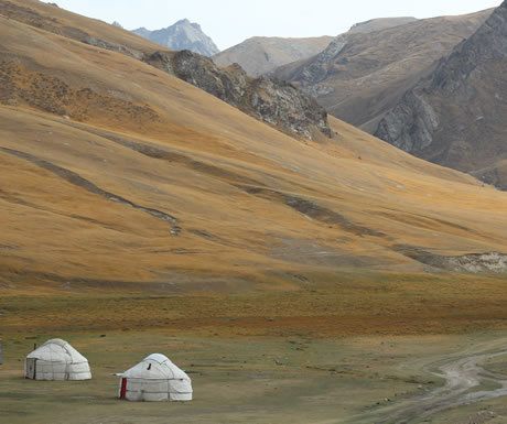 Yurt Camp at Tash Rabat, Kyrgyzstan