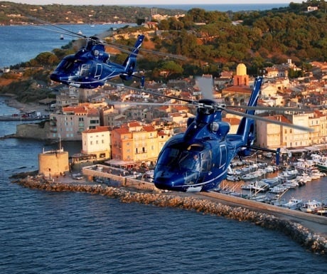 Helicopters over Saint Tropez