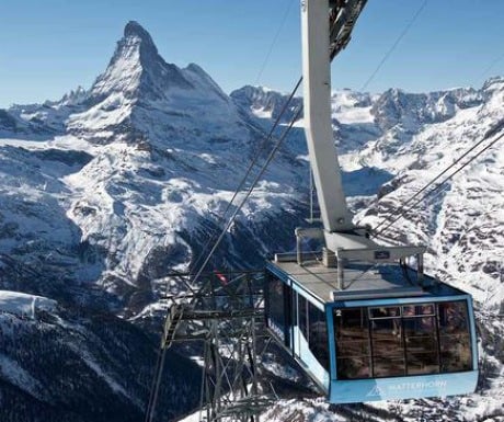 Zermatt has the highest ski lift in Europe