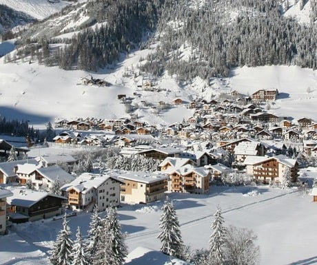 Corvara ski resort, Italy