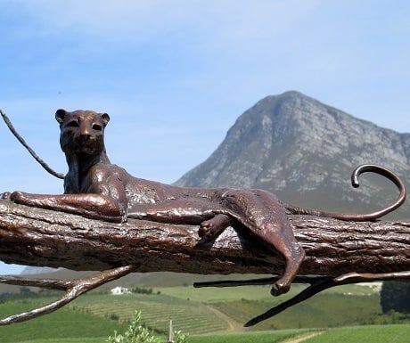 Hemel-en-aarde-wine-estates-creation-art-leopard