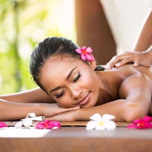 Private massage at luxury spa in Bali