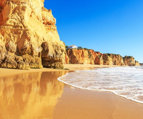 golden beach portugal algarve