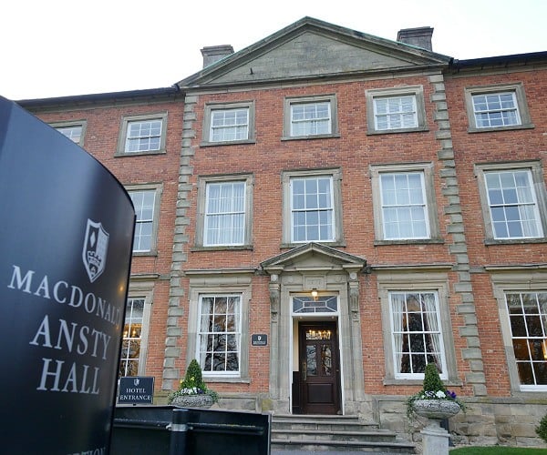 Short stay: Ansty Hall, Ansty, Near Coventry, UK