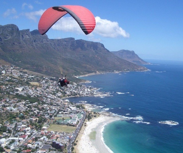 Paraglide Over Cape Town